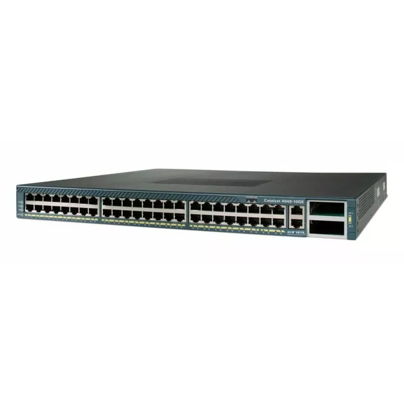 Коммутатор Cisco Catalyst WS-C4948-10GE-S (некондиция, 1 порт не работает на скорости 1 Гбит/c)